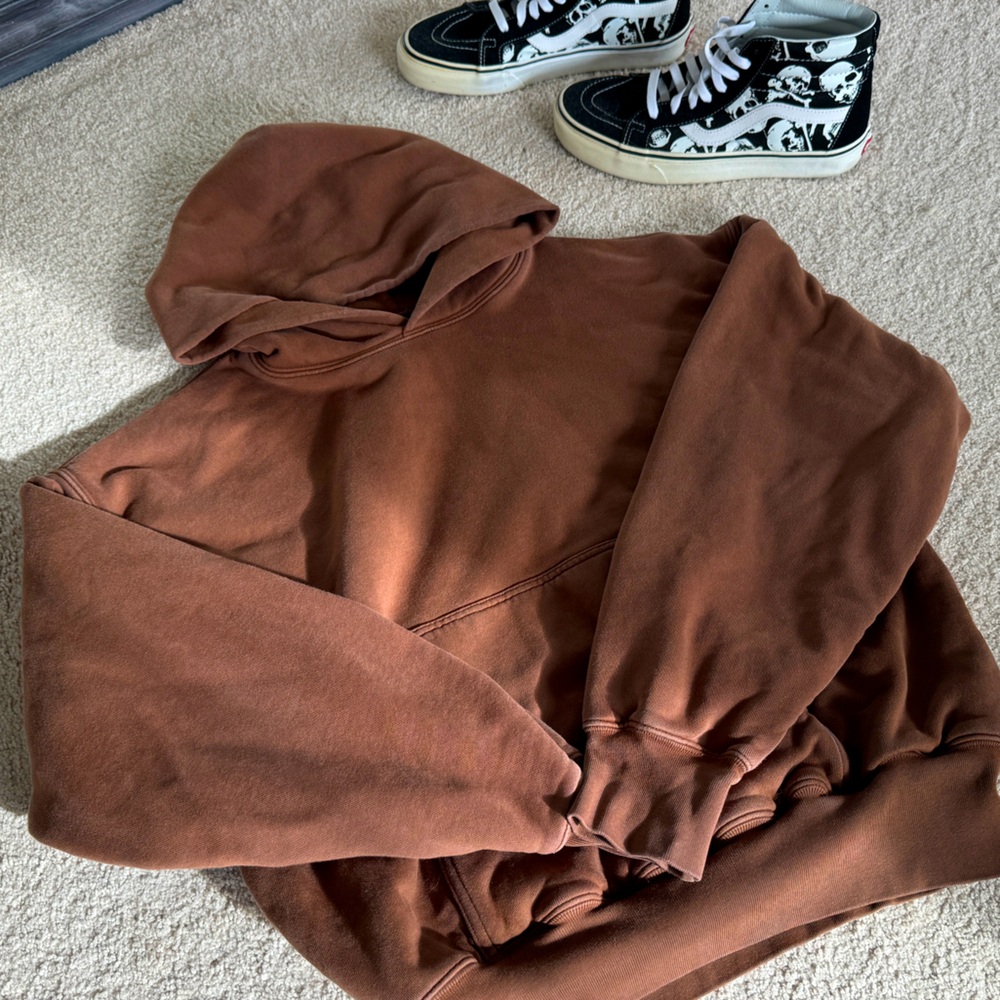 Yeezy Gap Hoodie Brown Man (Size: Large)